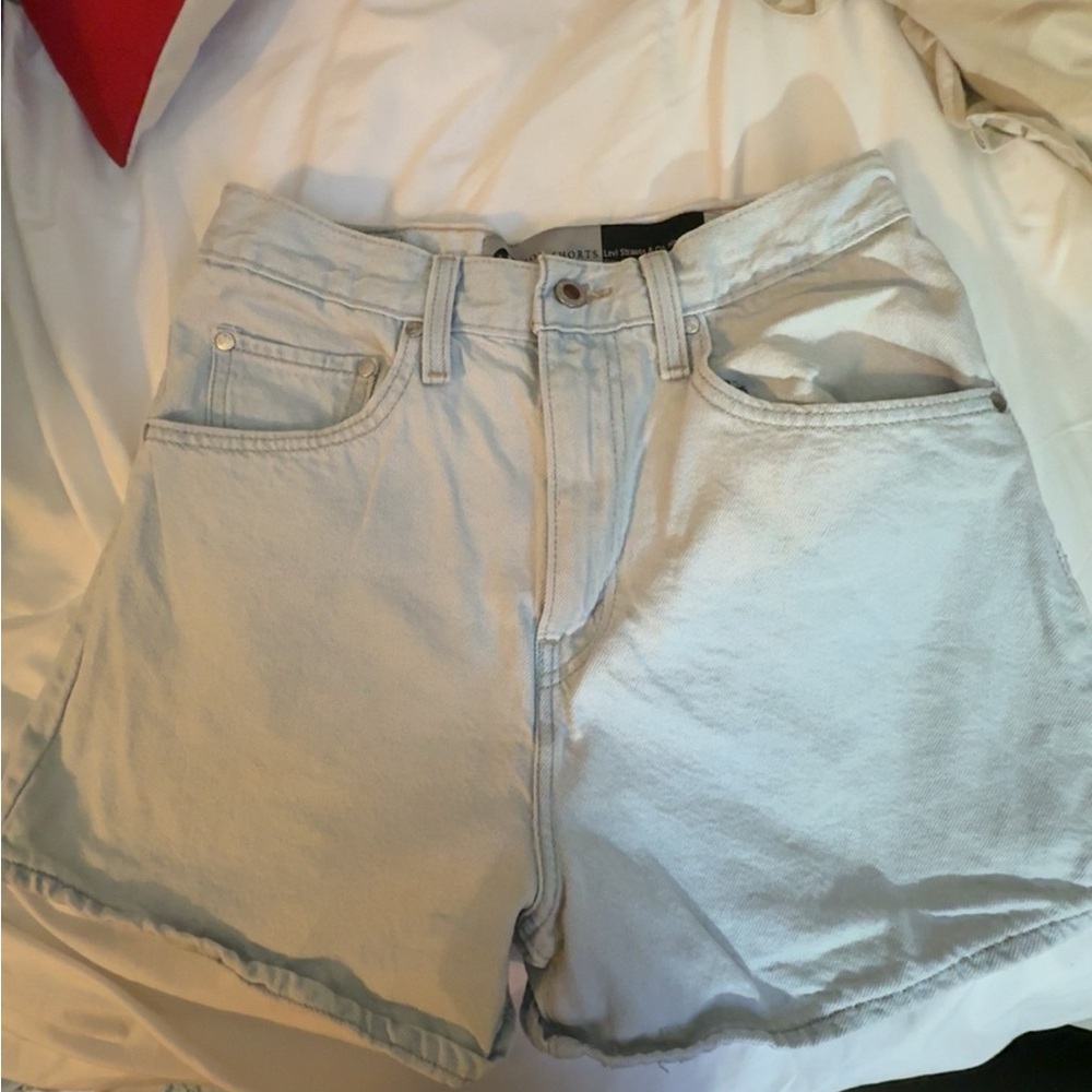 Women's Light Blue Denim Shorts